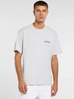 Футболка бавовняна довга чоловіча Dickies DK0A8853A281 XL Сіра (800070354527)
