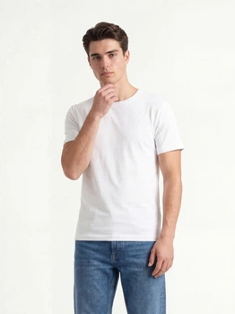 Футболка бавовняна довга чоловіча Tom Tailor 1050139-20000 XL White (4069403505617)