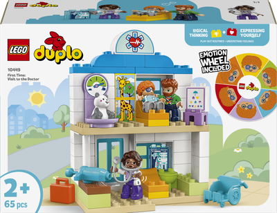 Zestaw klocków LEGO DUPLO Wizyta u lekarza 65 elementów (10449)