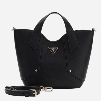 Torebka crossbody damska mała Guess HWBG9914750-BLA Czarna (800070352373)