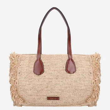 Torebka shopper damska duża The Bridge 0411266U-14 Beżowa (800070354463)