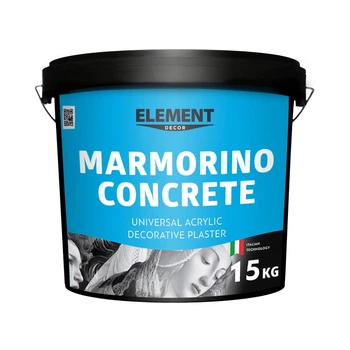 Декоративная штукатурка Element Décor Marmorino Concrete с матовым эффектом 15 кг