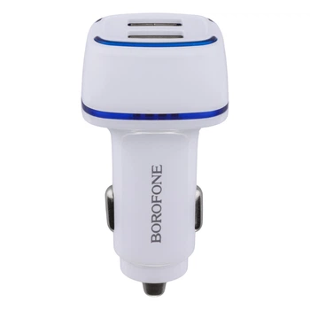 АЗУ Borofone BZ14 Total Output 12W USB Dual Port 2.4A White