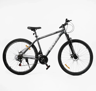 Велосипед спортивний 29" Corso Genesis GN-279 SunRun 19" 21 швидкість Чорно-сірий (185256)