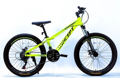Велосипед спортивний 24" Corso CONCEPT CP-074 Shimano 11" 21 швидкість Жовтий (187640)