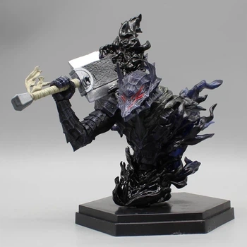 Аниме бюст Гатз (Guts) Берсерк Berserk Коллекционная фигурка Гатса в доспехах 12 см