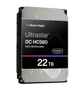 Жесткий диск 3.5" 22Tb Western Digital Ultrastar DC HC580, SATA3, 512 Мб, 7200 об/мин (0F62785)