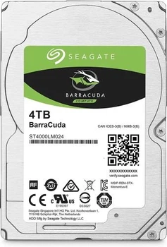 Жорсткий диск 2.5" 4Tb Seagate BarraCuda HDD, SATA3, 128 Мб, 5400 об/хв (ST4000LM024)