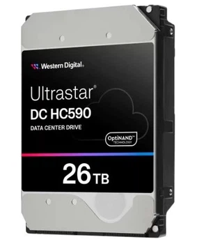 Жорсткий диск 3.5" 26Tb Western Digital Ultrastar DC HC590, SATA3, 512 Мб, 7200 об/хв (0F65672)