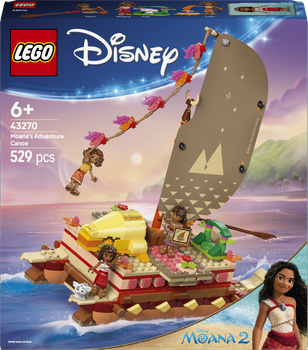 Конструктор LEGO Disney Princess Пригодницький каяк Вайани 529 елементів (43270)
