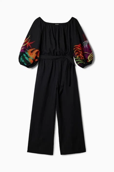 Комбінезон із вишивкою Desigual чорний S B0059S