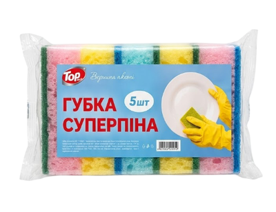 Кухонные губки Top Pack «Суперпина» 5 шт