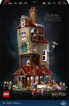 Zestaw klocków LEGO Harry Potter: Nora — edycja kolekcjonerska 2405 elementów (76437) (955555915894099) - Outlet