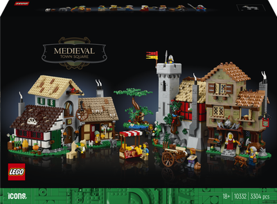 Конструктор LEGO Icons Середньовічна міська площа 3304 деталі (10332)