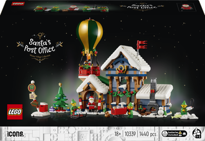 Zestaw klocków LEGO Ideas Poczta Świętego Mikołaja 1440 elementow (10339)