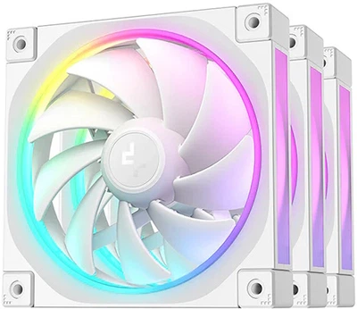 Wentylator Deepcool FL12 3-pack White (R-FL12SE-WHAPN3-G)