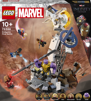 Zestaw klocków LEGO Super Heroes Marvel Koniec gry. Ostateczna bitwa 794 elementy (76266)