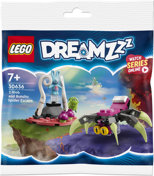 Конструктор LEGO DREAMZzz Втеча павуків З-Блоба і Бунчу 44 деталі (30636)