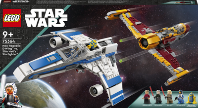 Конструктор LEGO Star Wars E-wing проти Shin Hati's винищувачі 1056 деталей (75364)