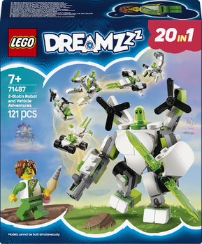 Конструктор LEGO DREAMZzz 20 в 1 Робот Z-Blob та гоночні пригоди 121 елемент (71487)