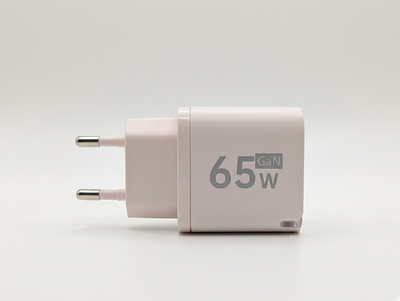 Сетевое зарядное устройство 65W / 1xUSB-C / 1xUSB-A / Pink