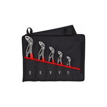 Набор клещей сантехнических переставных Cobra KNIPEX 00 19 55 S5 (5шт)(125/150/180/250/300мм) фосфат