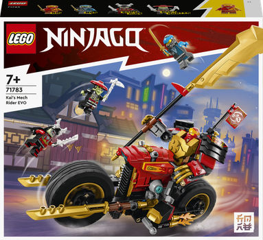 Zestaw klocków LEGO Ninjago Jeździec-Mech Kaia EVO 312 elementów (71783)