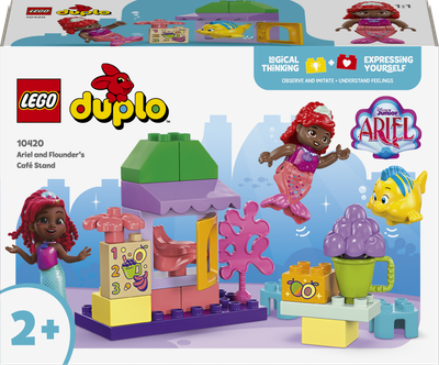 Zestaw klocków LEGO DUPLO Stoisko kawowe Arielki i Florka 22 elementy (10420)