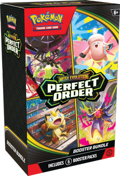 Набір карток Pokemon TCG: Mega Evolution - Perfect Order - Booster Bundle (196214136861)