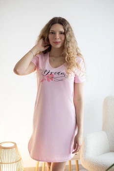 Платье женское для дома АвексТекс 09-4120-83Н 48 светло-розовый dream