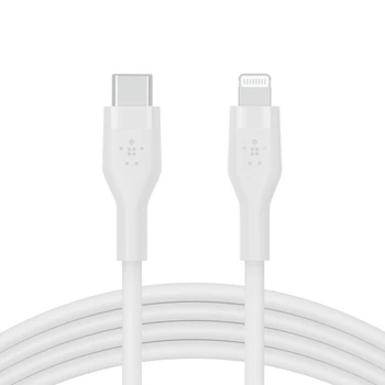 Кабель Belkin BoostCharge Flex Type-C - Lightning 1 м White (CAA009bt1MWH) OEM