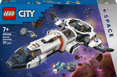 Klocki konstrukcyjne LEGO City Modułowy galaktyczny statek kosmiczny 717 elementów (60446 )
