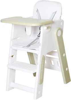 Стільчик для годування Mealux Feedo Green (KD-F033 White/Green)