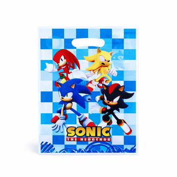 Подарункові Пакети Sonic Сонік 16х25см 10шт Блакитний