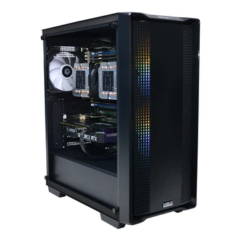 Двопроцесорна робоча станція PowerUp #617 Intel Xeon Gold 6248 x2 / 128 GB / SSD 2TB / GeForce RTX 5070Ti 16GB багатопроцесорна обчислювальна система для розробки