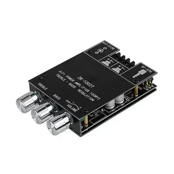 Аудио усилитель мощности звука HiFi 2x100Вт Bluetooth 5.0 TD5182A, ZK-1002T (118334)