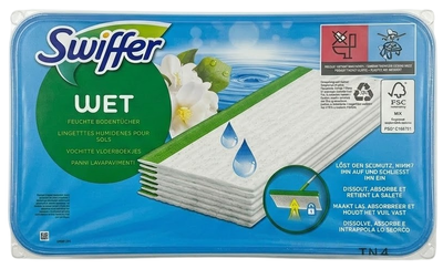 Влажные салфетки для швабры Swiffer с жасмином, 20 шт