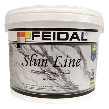 Краска декоративная для внутренних работ Feidal Slim Line TR Бесцветный 0.5 л
