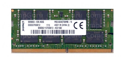 メモリー Kingston HPE PC4-2400T-R 16GB Оперативная память Kingston 2400 - купить в Киеве: цена, отзывы