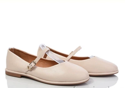 Балетки женские Loretta 40 бежевые (E595-3)