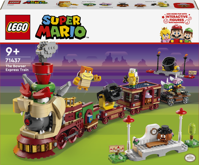 Конструктор LEGO Super Mario Баузер та швидкісний поїзд 1392 деталей (71437)