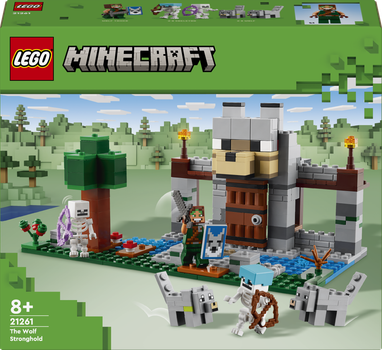 Zestaw klocków LEGO Minecraft Wilcza twierdza 312 elementów (21261)