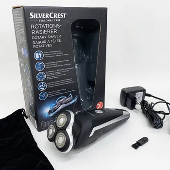 Электробритва для мужчин роторная Silver Crest SRR 3.7 C3 аккумуляторная