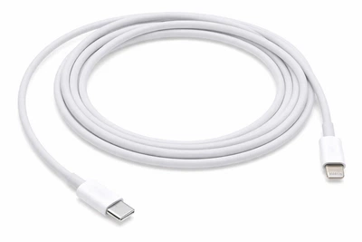 Кабель для быстрой зарядки Type-C to Lightning (USB-C) для айфона 2M шнур для iPhone iPad White