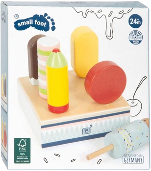 Ігровий набір Small Foot Морозиво зі стійкою 7 елементів 5410863 (4020972124173)