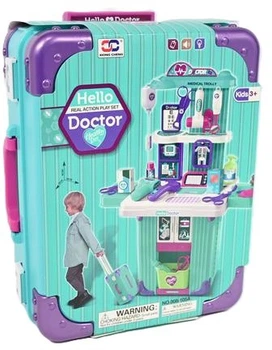 Zestaw lekarski Xiong Cheng Hello Doctor w walizce na kółkach 2w1 57578 (6900313575780)