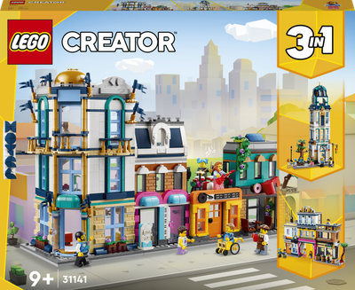 Zestaw klocków LEGO Glówna ulica 1459 elementów (31141)