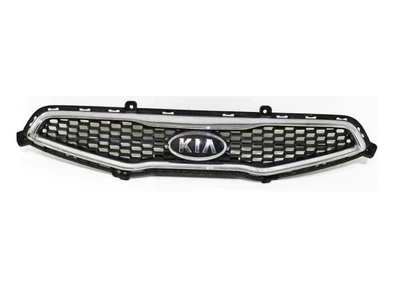 Решетка радиатора AVTM Kia Picanto 2011 - 2016 с хром рамкой (184043990)