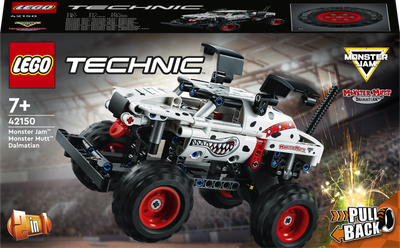 Конструктор LEGO Technic Monster Jam Monster Mutt Dalmatian 244 деталі (42150)