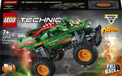 Zestaw klocków LEGO Technic Monster Jam Dragon 217 elementów (42149)